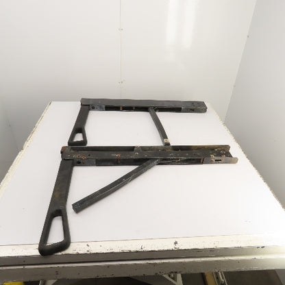 Yale NTA030SBEM48TV13 Narrow Aisle Forklift Fold-Down Safety Rail Guard Set Of 2