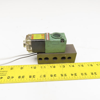 Numatics 11SAD4000 Pneumatic Solenoid Valve 110/120V Coil