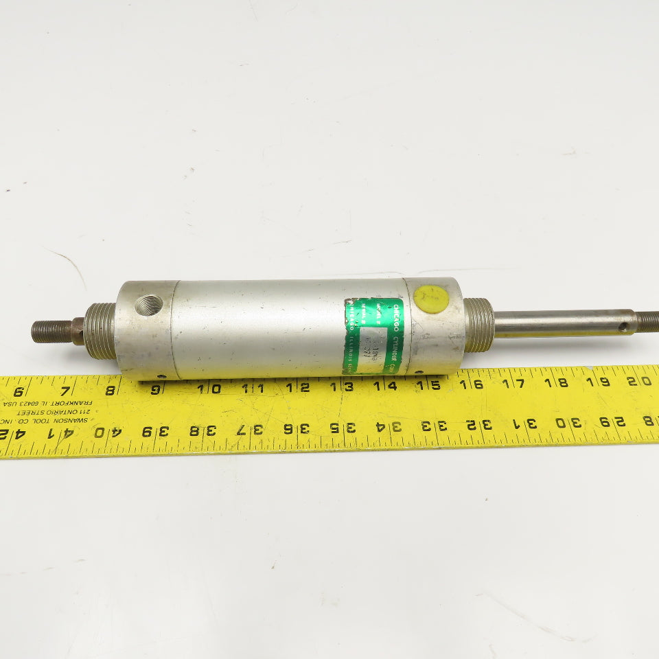 Chicago Cylinder DR-1643 1-1/2" Bore 3" Double Stroke Air Cylinder