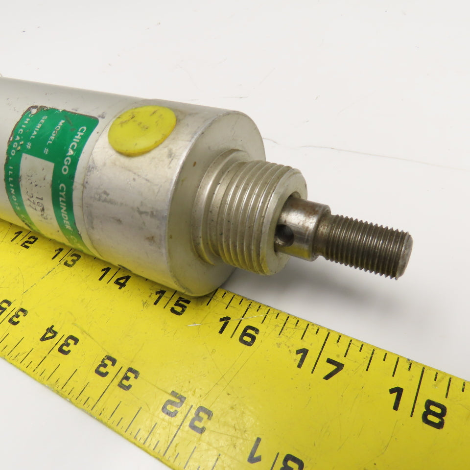 Chicago Cylinder DR-1643 1-1/2" Bore 3" Double Stroke Air Cylinder