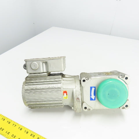 Tsubaki HMTA010-30H480HH 1:480 Ratio Gear Hypoid Motor 0.1KW 3Ph 200/220V