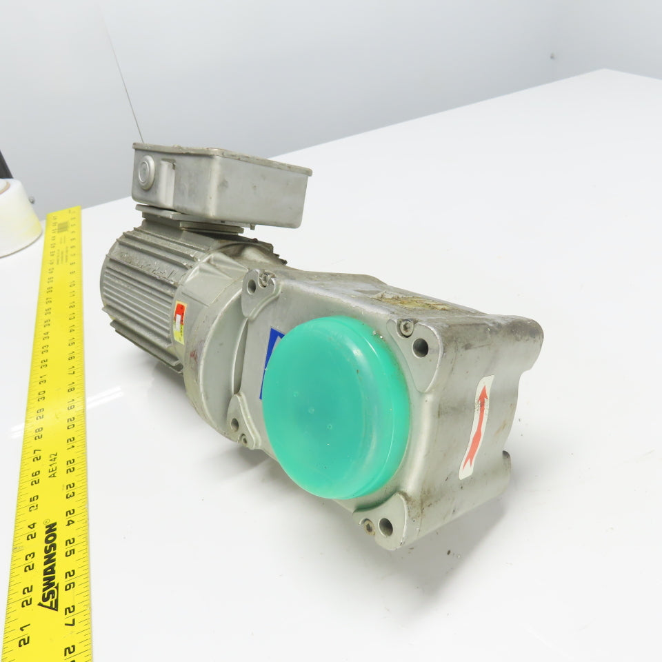 Tsubaki HMTA010-30H480HH 1:480 Ratio Gear Hypoid Motor 0.1KW 3Ph 200/220V