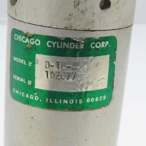 Chicago D-16-5 1-1/2" Bore 5" Stroke Double Acting Air Cylinder