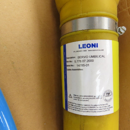 Leoni 5.778.07.2000 Dresspack Servo Umbilical Cable Protector Assembly 15' L