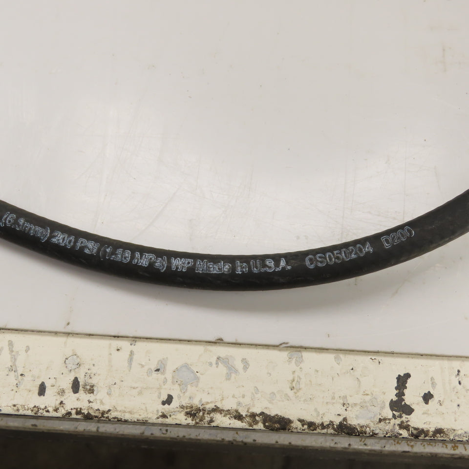 Adapta Flex 1/4" ID x130' L EPDM Rubber Air & Water Flexible Hose 200PSI