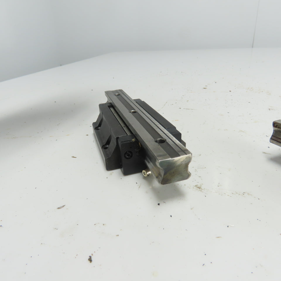 20mm Wide x 16.6mm Height Linear Guide Rail 165mm Long W/ Block Lot Of 4