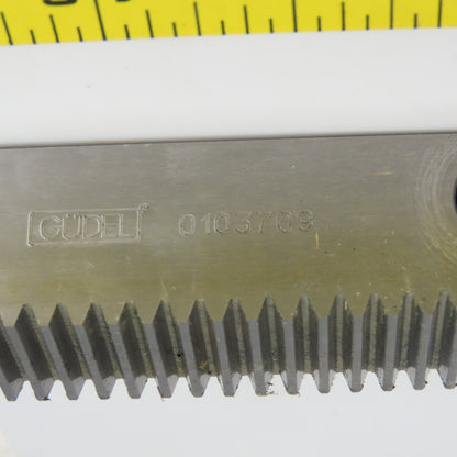 Gudel 0103709 30mm x 30mm Gear Rack Guideway 1230mm OAL 20° Pressure Angle