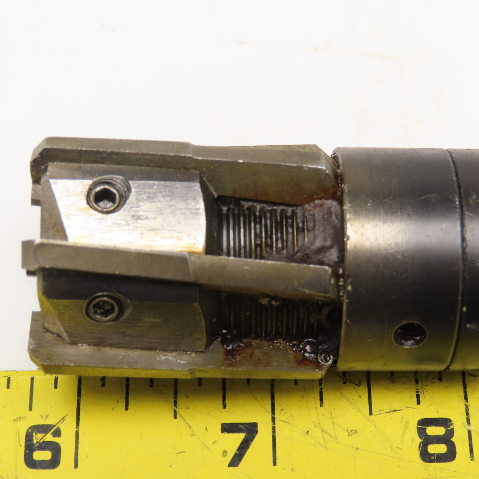 Wetmore 1.406" Diam 6 Flute Adjustable Chucking Reamer 13/16" Shank 8" OAL