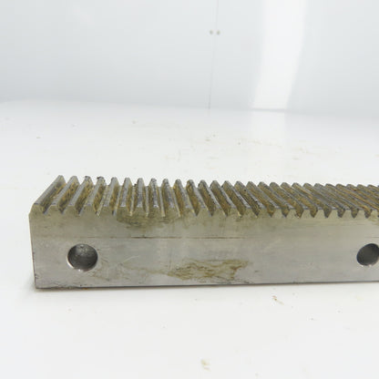 30mm x 30mm Gear Rack Guideway 630 mm OAL 20° Pressure Angle