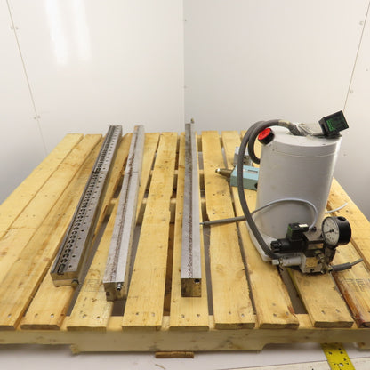 Wila Hydraulic Press Brake Die Clamping System For 10' (120") W/ Power Unit