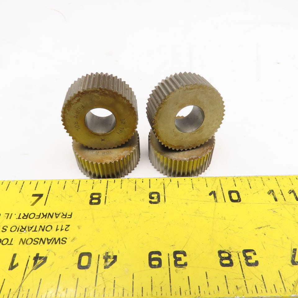 Form Rol PH5X212 12 TPI Form Roller 90° Form Hi-Cobalt 1-1/4" OD Set Of 4