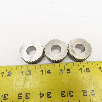 Accu-Trak PHS 212 12 TPI Form Roller 90° Form 1-1/4" x 1/2" x 1/2" Set Of 3