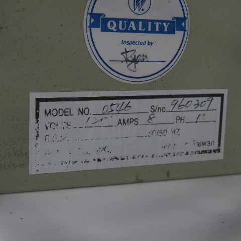 W & W Co. Model 0546 8" x 8" Vulcanizer For Rubber Molds 120V 50/60Hz