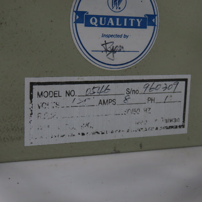 W & W Co. Model 0546 8" x 8" Vulcanizer For Rubber Molds 120V 50/60Hz