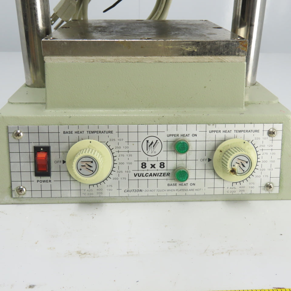 W & W Co. Model 0546 8" x 8" Vulcanizer For Rubber Molds 120V 50/60Hz