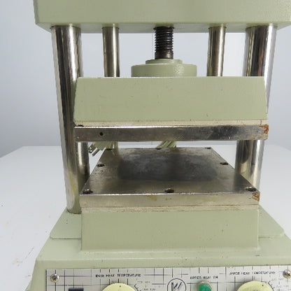 W & W Co. Model 0546 8" x 8" Vulcanizer For Rubber Molds 120V 50/60Hz