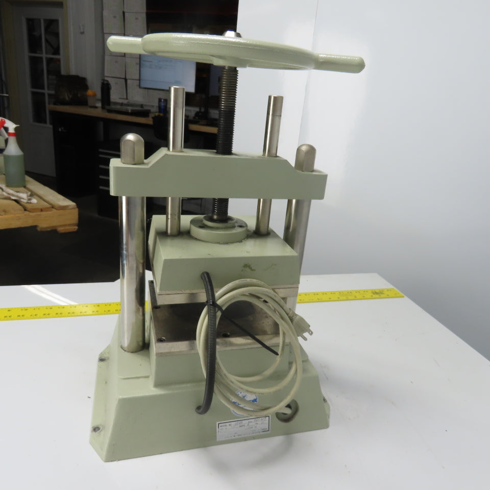 W & W Co. Model 0546 8" x 8" Vulcanizer For Rubber Molds 120V 50/60Hz