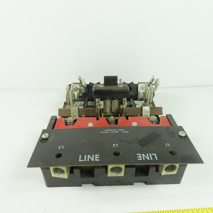 General Electric THMC34 QMW Fusible Disconnect Switch 600V 200A W/ Bottom Block