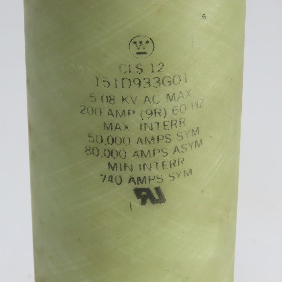 Westinghouse CLS-12 151D933G01 5.08KV AC 200A Max Fuse 60HZ