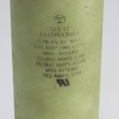 Westinghouse CLS-12 151D933G01 5.08KV AC 200A Max Fuse 60HZ