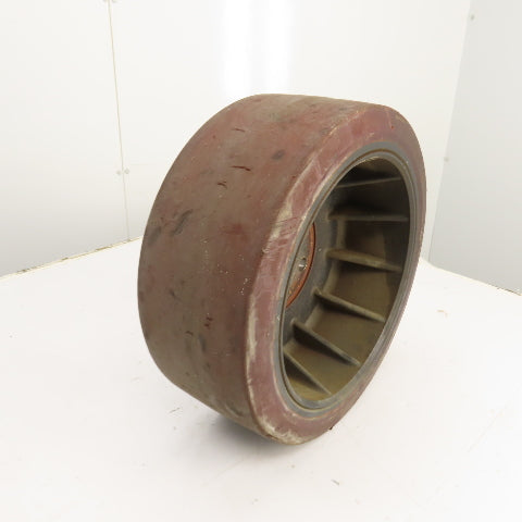 Yale NTA030SBEM48TV13 Narrow Aisle Forklift Solid Cushion Guide Wheel 6x15.5"