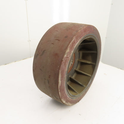 Yale NTA030SBEM48TV13 Narrow Aisle Forklift Solid Cushion Guide Wheel 6x15.5"
