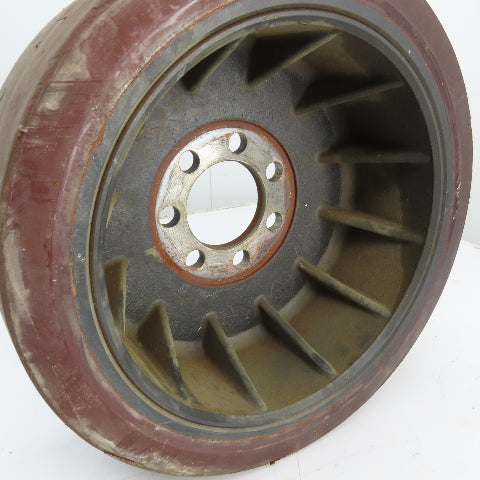 Yale NTA030SBEM48TV13 Narrow Aisle Forklift Solid Cushion Guide Wheel 6x15.5"