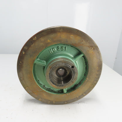 Chicago Rivet ND251 14"OD Flywheel Pulley 1-3/16"Bore From Rivet Setting Machine