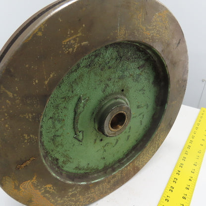 Chicago Rivet ND251 14"OD Flywheel Pulley 1-3/16"Bore From Rivet Setting Machine