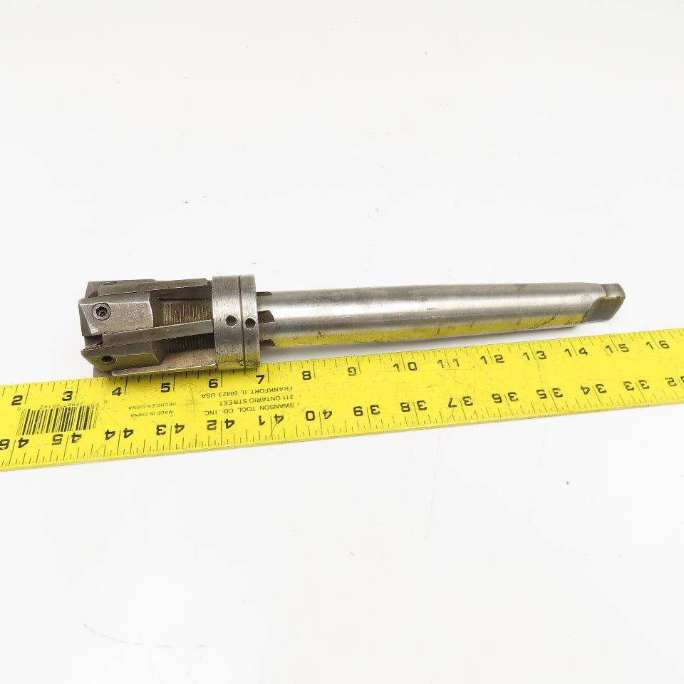 2-3/16" Adjustable Reamer 4MT Shank 6 Flute 14" OAL