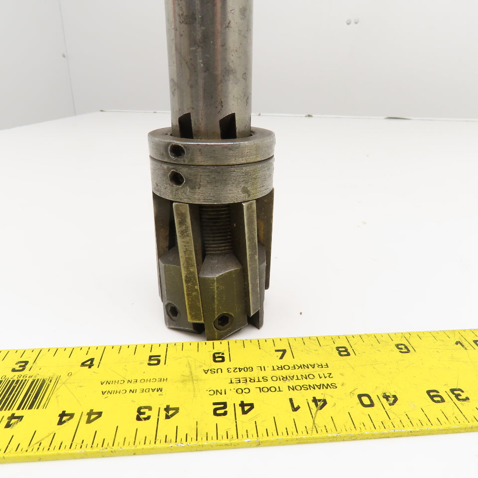 2-3/16" Adjustable Reamer 4MT Shank 6 Flute 14" OAL
