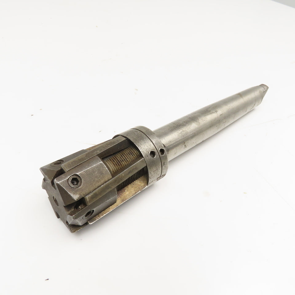 2-3/16" Adjustable Reamer 4MT Shank 6 Flute 14" OAL