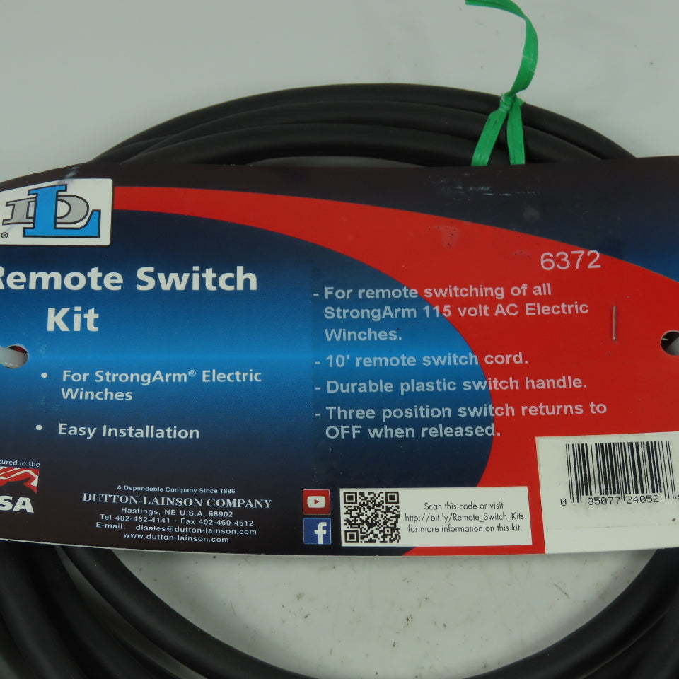 Dutton-Lainson 6372 Remote Switch Kit 115V 10' Cord