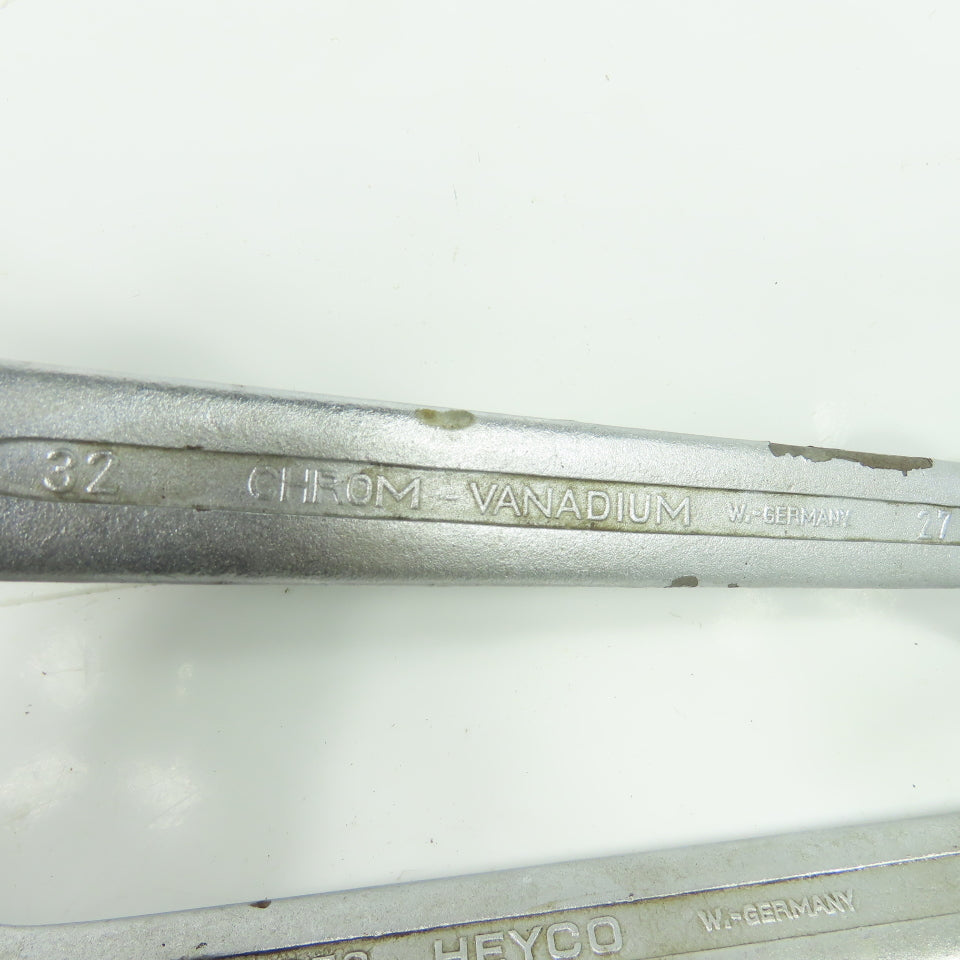 Chrom-Vanadium Heyco 50x46mm 36x30mm 32x27mm Double Open End Wrench Mixed Lot/5