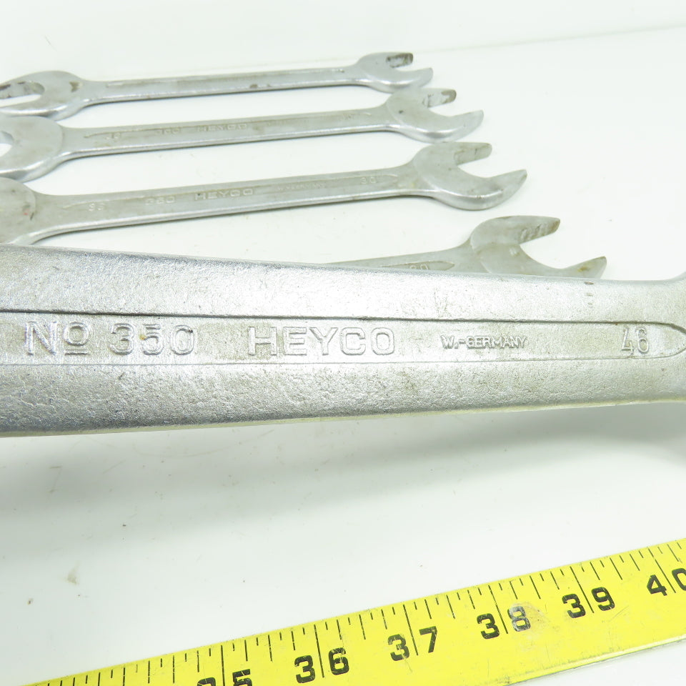 Chrom-Vanadium Heyco 50x46mm 36x30mm 32x27mm Double Open End Wrench Mixed Lot/5