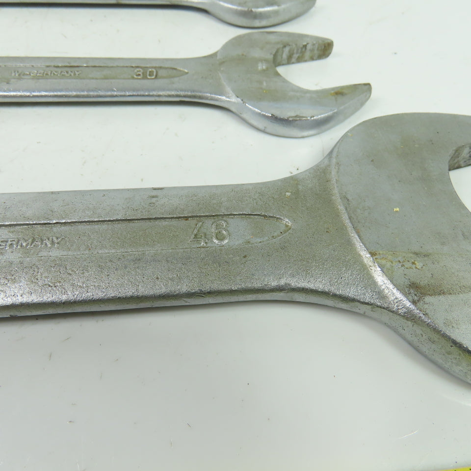 Chrom-Vanadium Heyco 50x46mm 36x30mm 32x27mm Double Open End Wrench Mixed Lot/5