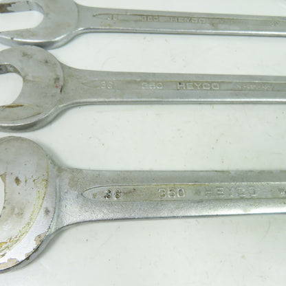 Chrom-Vanadium Heyco 50x46mm 36x30mm 32x27mm Double Open End Wrench Mixed Lot/5