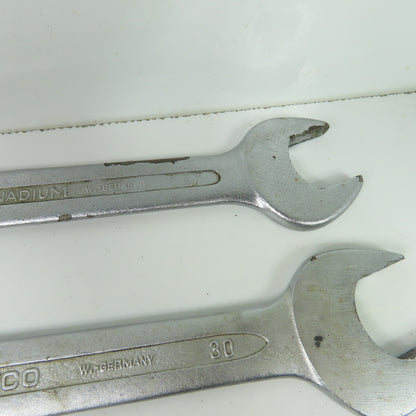 Chrom-Vanadium Heyco 50x46mm 36x30mm 32x27mm Double Open End Wrench Mixed Lot/5