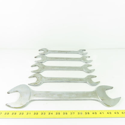 Chrom-Vanadium Heyco 50x46mm 36x30mm 32x27mm Double Open End Wrench Mixed Lot/5