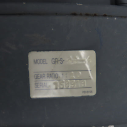 Mitsubishi HA-FF43BG1 AC Servo Gear Motor 3AC 126V 2.5A W/ GR-S-40-A 10:1 Ratio