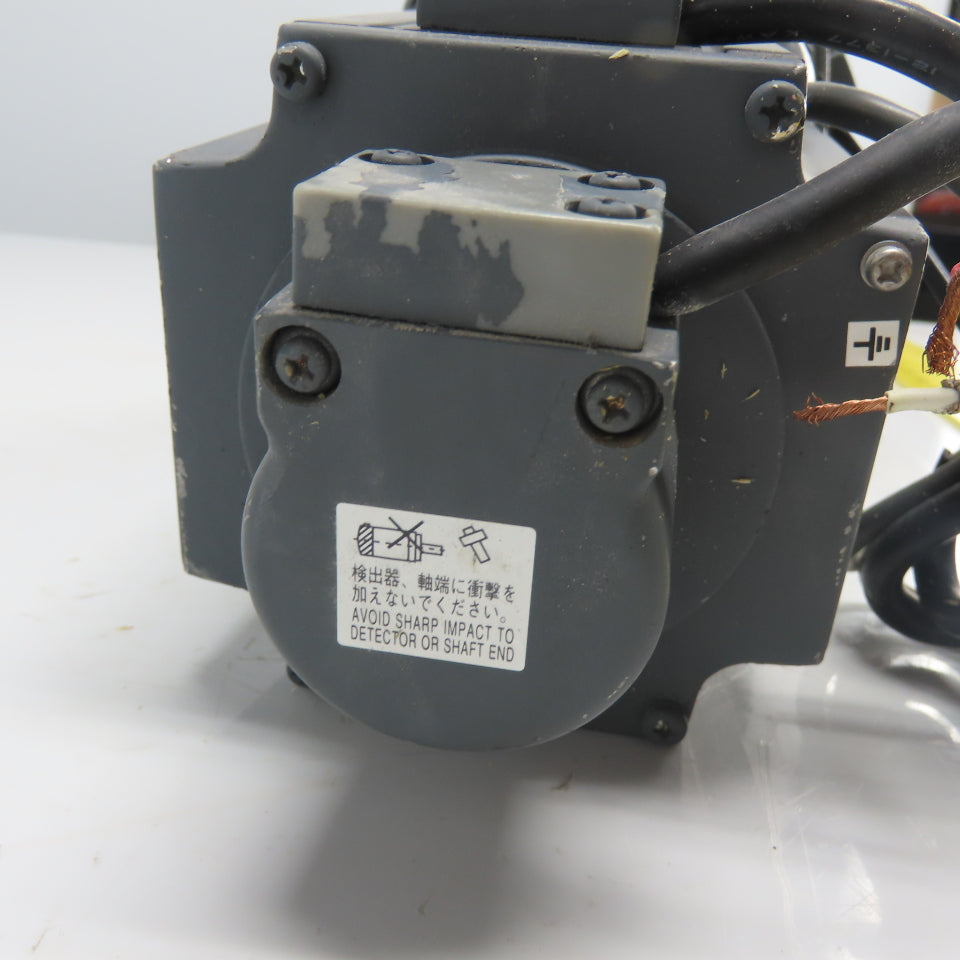 Mitsubishi HA-FF43BG1 AC Servo Gear Motor 3AC 126V 2.5A W/ GR-S-40-A 10:1 Ratio