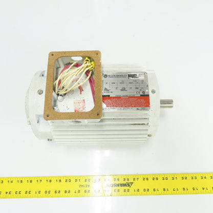 Allen Bradley 1329RS-ZA00118WVC 1HP 3Ph Electric Motor 230/460V WC143TC Frame