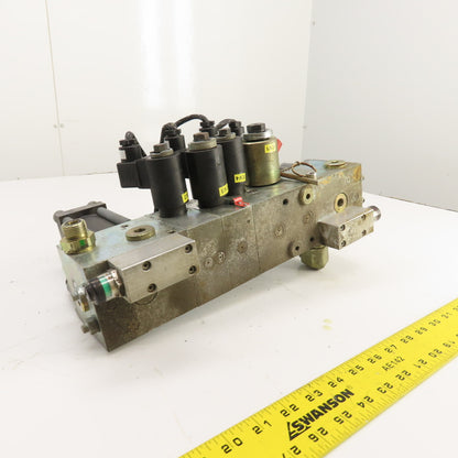 Hawe SK 7650 HMF Hydraulic Mast Control Valve Bank From Yale NTA030SBEM48TV13