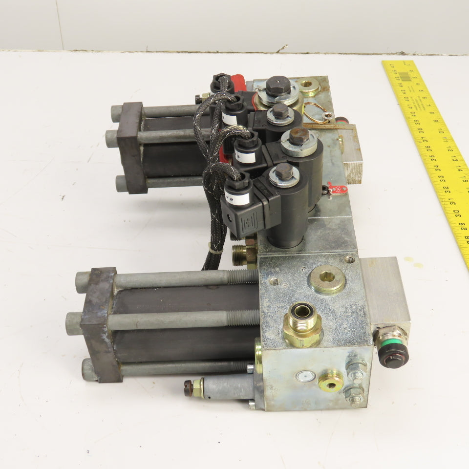 Hawe SK 7650 HMF Hydraulic Mast Control Valve Bank From Yale NTA030SBEM48TV13