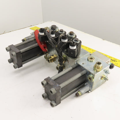 Hawe SK 7650 HMF Hydraulic Mast Control Valve Bank From Yale NTA030SBEM48TV13