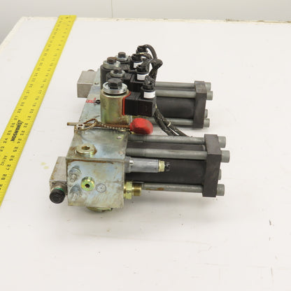 Hawe SK 7650 HMF Hydraulic Mast Control Valve Bank From Yale NTA030SBEM48TV13