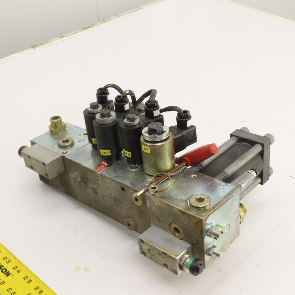Hawe SK 7650 HMF Hydraulic Mast Control Valve Bank From Yale NTA030SBEM48TV13