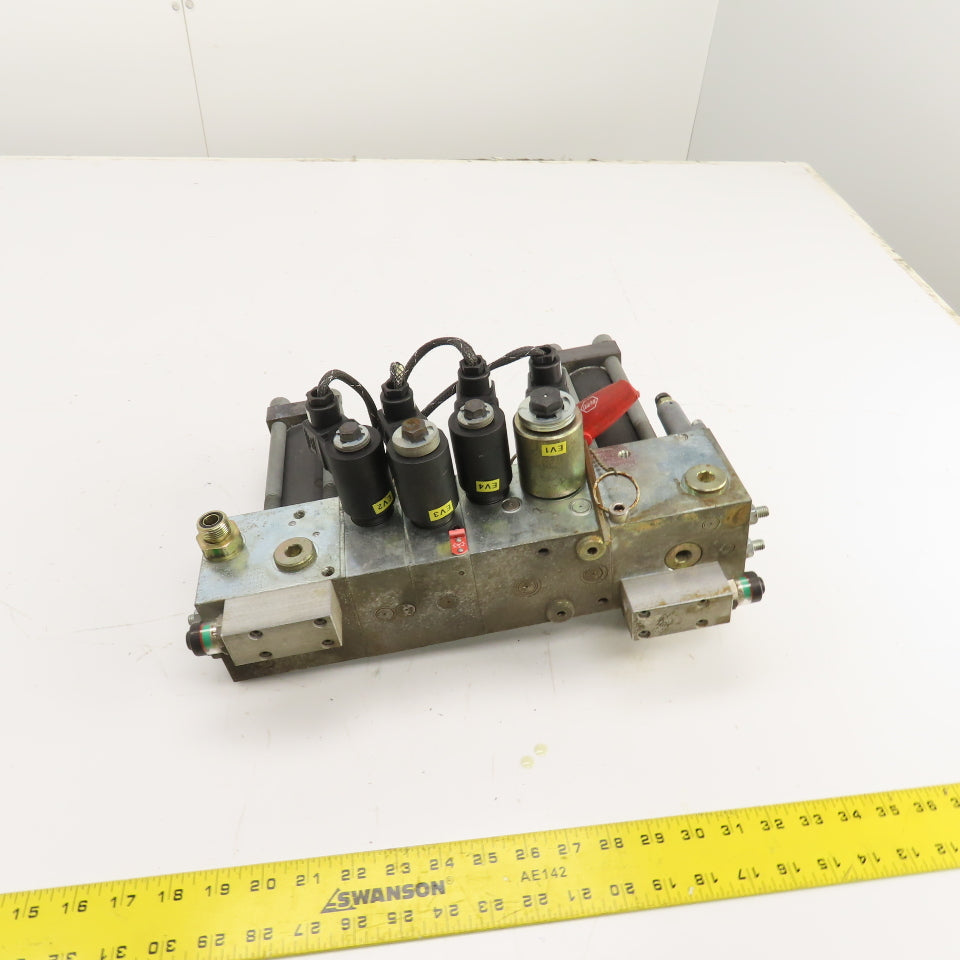 Hawe SK 7650 HMF Hydraulic Mast Control Valve Bank From Yale NTA030SBEM48TV13