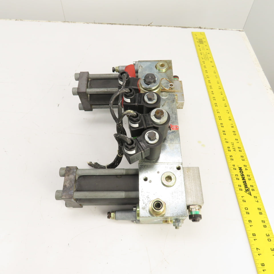 Hawe SK 7650 HMF Hydraulic Mast Control Valve Bank From Yale NTA030SBEM48TV13