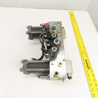 Hawe SK 7650 HMF Hydraulic Mast Control Valve Bank From Yale NTA030SBEM48TV13